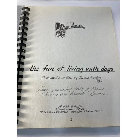 Whatsa Scottish Deerhound Anyway? Bunnie Austin Minuteman, 152/300, SIGNED RARE - Picture 5 of 8